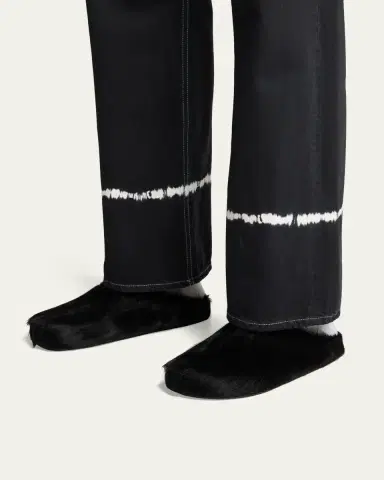 Marni Men's Fussbett Calf Hair Sabot Mules | Thumbnail 2 Marni Men's Fussbett Calf Hair Sabot Mules | Thumbnail 2