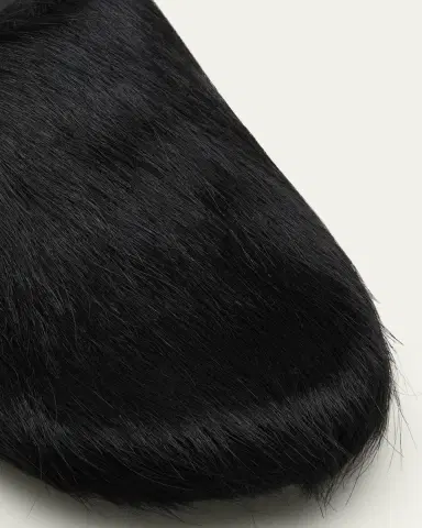 Marni Men's Fussbett Calf Hair Sabot Mules | Thumbnail 5 Marni Men's Fussbett Calf Hair Sabot Mules | Thumbnail 5