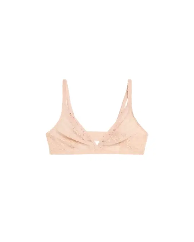 Comete Lace-Trim Tulle Bralette