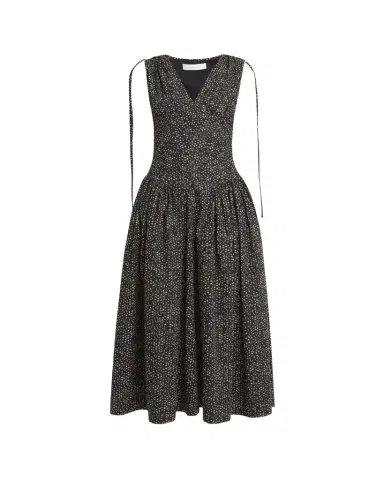 Proenza Schouler White Label Clayton Printed Poplin Drop-Waist Dress | Thumbnail 1