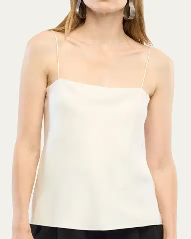 Another Tomorrow Silk Camisole Top | Thumbnail 4