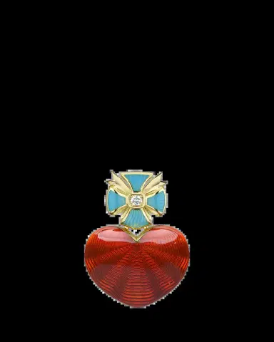 Paul Morelli 18K Yellow Gold Amore Heart Diamond Charm | Thumbnail 2
