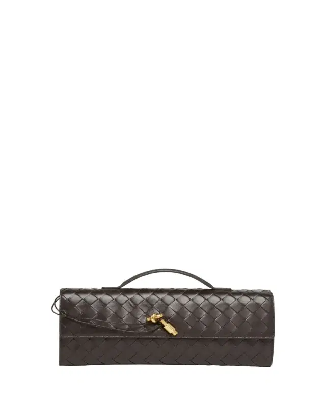 Bottega Veneta Long Andiamo Clutch Bag with Handle