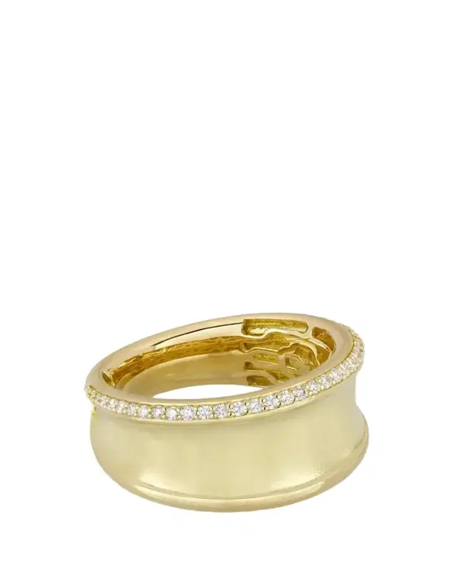 Paul Morelli 18K Yellow Gold Diamond Gallant Ring