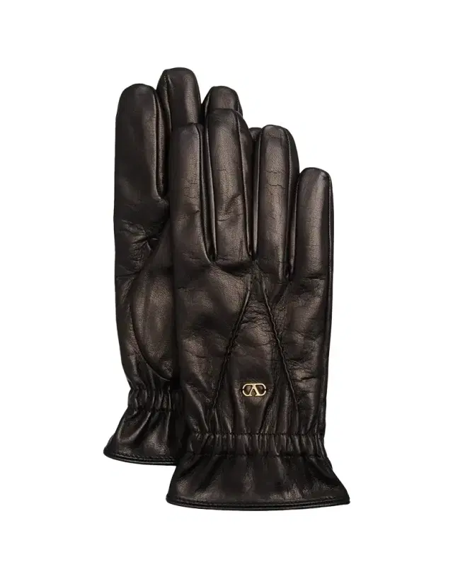 Valentino Garavani VLogo Signature Leather Gloves
