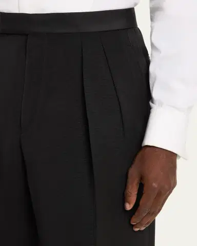Tom Ford Men's Straight-Leg Double-Pleated Trousers | Thumbnail 5