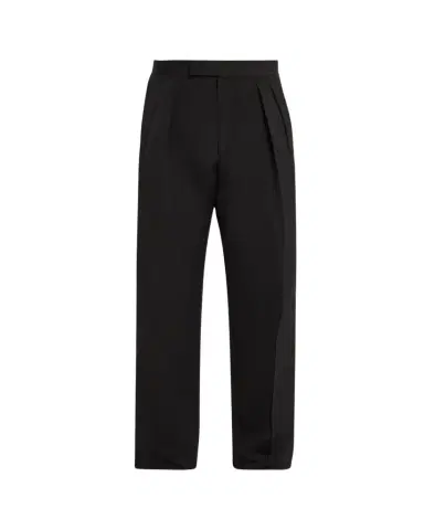 Tom Ford Men's Straight-Leg Double-Pleated Trousers | Thumbnail 1