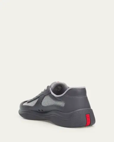 Prada Men's Americas Cup Rubber Trainer Sneakers | Thumbnail 2