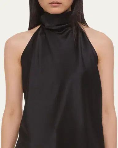 Helmut Lang Silk Tie Scarf Top | Thumbnail 5