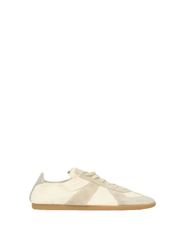 Maison Margiela Men's Replica Napa Leather and Suede Low-Top Sneakers