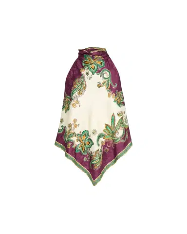 ALÉMAIS Ruthie Floral Jacquard Halter Top | Thumbnail 1 ALÉMAIS Ruthie Floral Jacquard Halter Top | Thumbnail 1