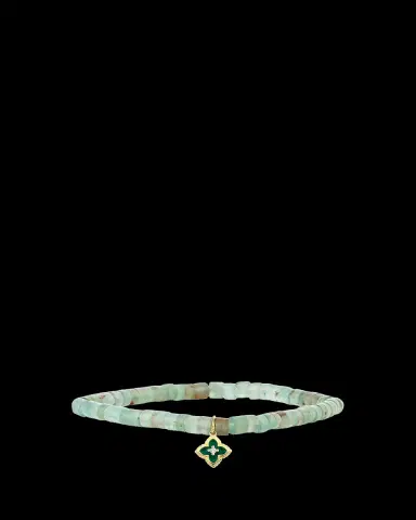 Sydney Evan 14K Yellow Gold & Gemstone Beaded Stretch Bracelet | Thumbnail 2 Sydney Evan 14K Yellow Gold & Gemstone Beaded Stretch Bracelet | Thumbnail 2