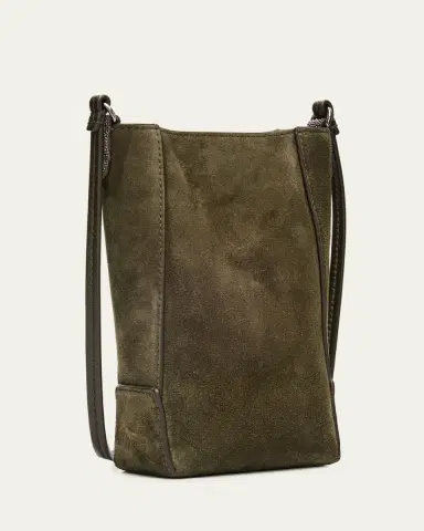 Brunello Cucinelli Suede Crossbody Bag | Thumbnail 3 Brunello Cucinelli Suede Crossbody Bag | Thumbnail 3