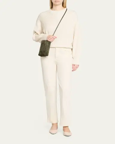 Brunello Cucinelli Suede Crossbody Bag | Thumbnail 5 Brunello Cucinelli Suede Crossbody Bag | Thumbnail 5
