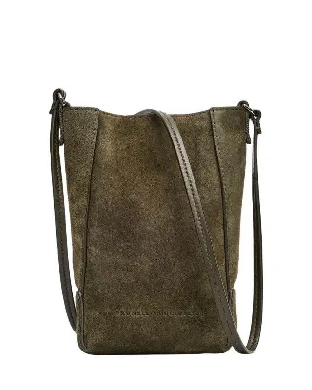 Suede Crossbody Bag