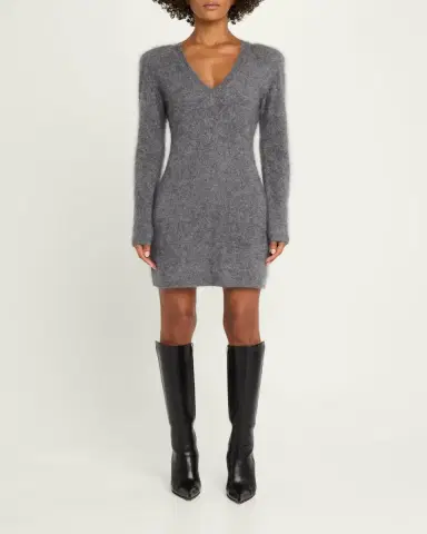 Toccin Sara Brushed Cashmere Mini Sweater Dress | Thumbnail 2 Toccin Sara Brushed Cashmere Mini Sweater Dress | Thumbnail 2