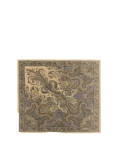 Ralph Lauren Collection Paisley Crepe de Chine Square Scarf | Thumbnail 1 Ralph Lauren Collection Paisley Crepe de Chine Square Scarf | Thumbnail 1