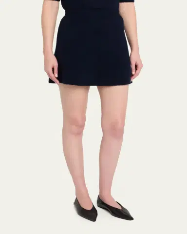 Lisa Yang Clare Cashmere Mini Skirt | Thumbnail 8