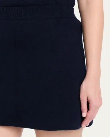 Lisa Yang Clare Cashmere Mini Skirt | Thumbnail 9