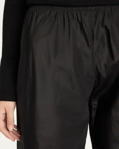 The Row Gala Silk Taffeta Wide-Leg Pull-On Pants | Thumbnail 5