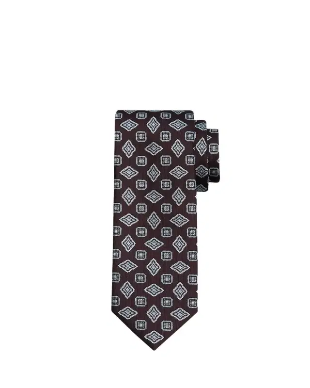 Brioni Men's Medallion Silk Tie