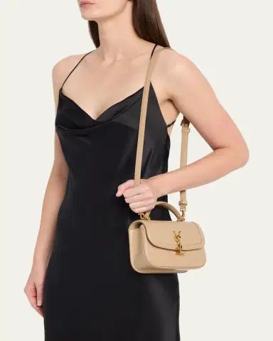 Saint Laurent Solferino Mini YSL Leather Top-Handle Bag | Thumbnail 2 Saint Laurent Solferino Mini YSL Leather Top-Handle Bag | Thumbnail 2