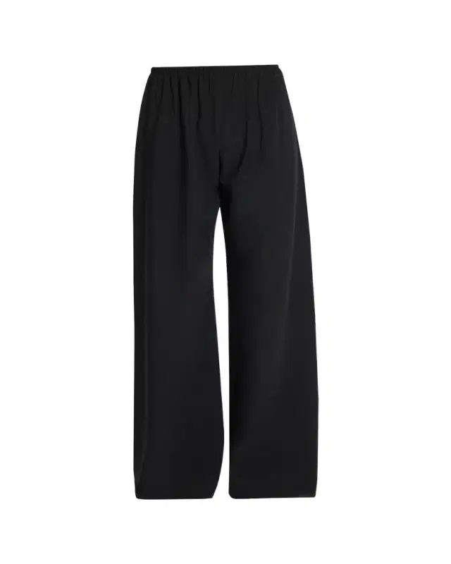 THE ROW Gala Wool Wide-Leg Pull-On Pants