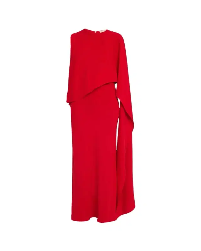 Heirlome Clementine Sleeveless Asymmetric Drape Maxi Dress