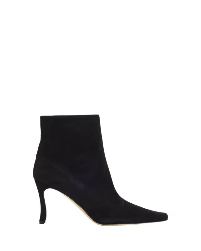 Manolo Blahnik 90mm Gostatu Suede Ankle Booties