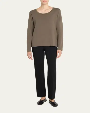 The Row Cyril Wool Slim-Leg Pants | Thumbnail 2 The Row Cyril Wool Slim-Leg Pants | Thumbnail 2