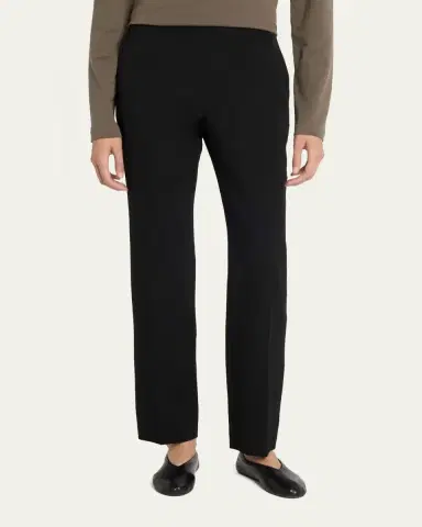 The Row Cyril Wool Slim-Leg Pants | Thumbnail 4 The Row Cyril Wool Slim-Leg Pants | Thumbnail 4