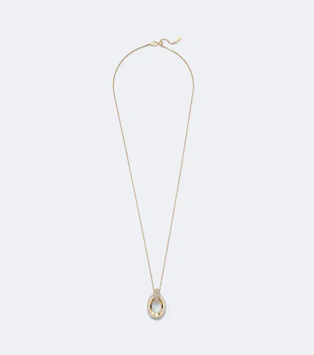 Messika Groove 18kt gold pendant necklace with diamonds