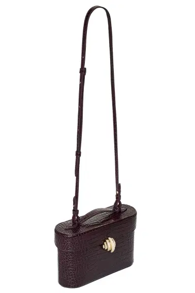 Aquazzura Belgravia Vanity Crossbody Bag - Plum Gold | Thumbnail 2