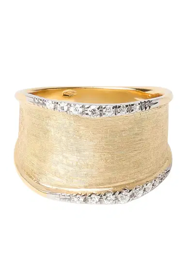 MARCO BICEGO Diamond Lunaria Border Band Ring | Thumbnail 1 MARCO BICEGO Diamond Lunaria Border Band Ring | Thumbnail 1