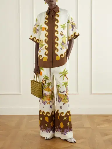 ALÉMAIS Island Cove Printed Linen Shirt | Thumbnail 2 ALÉMAIS Island Cove Printed Linen Shirt | Thumbnail 2