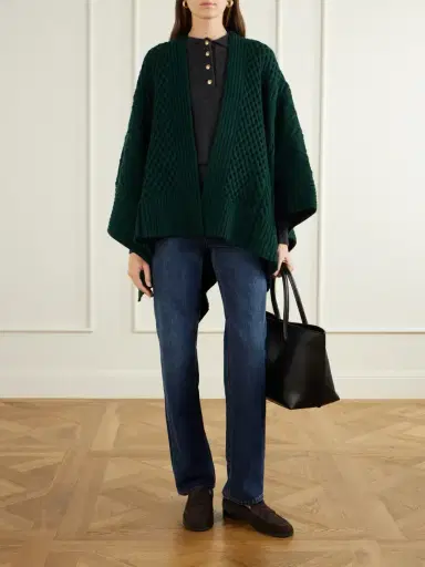 Purdey Lammer Muir Wool And Cashmere-blend Cape | Thumbnail 2
