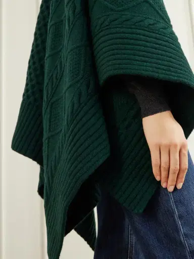 Purdey Lammer Muir Wool And Cashmere-blend Cape | Thumbnail 4