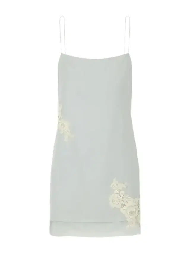 SIR. Noria Lace-trimmed Silk Crepe De Chine Mini Dress