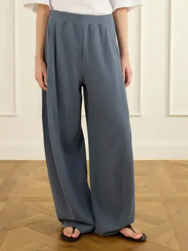 Tibi Winslow Cotton Jersey Wide-leg Track Pants | Thumbnail 3