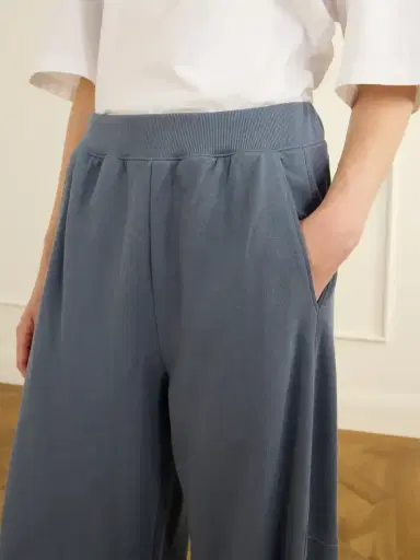 Tibi Winslow Cotton Jersey Wide-leg Track Pants | Thumbnail 5