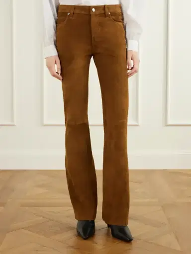 Frame The Rodeo Suede Flared Pants | Thumbnail 3