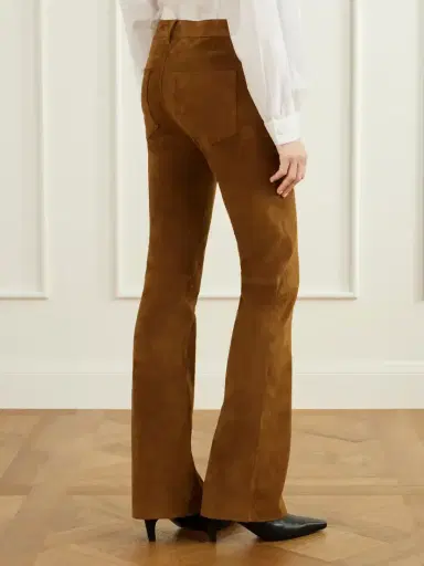 Frame The Rodeo Suede Flared Pants | Thumbnail 4