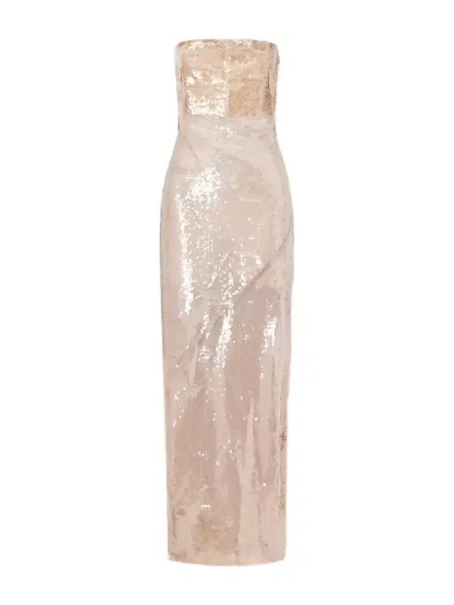 Moonlight Strapless Sequined Tulle Gown