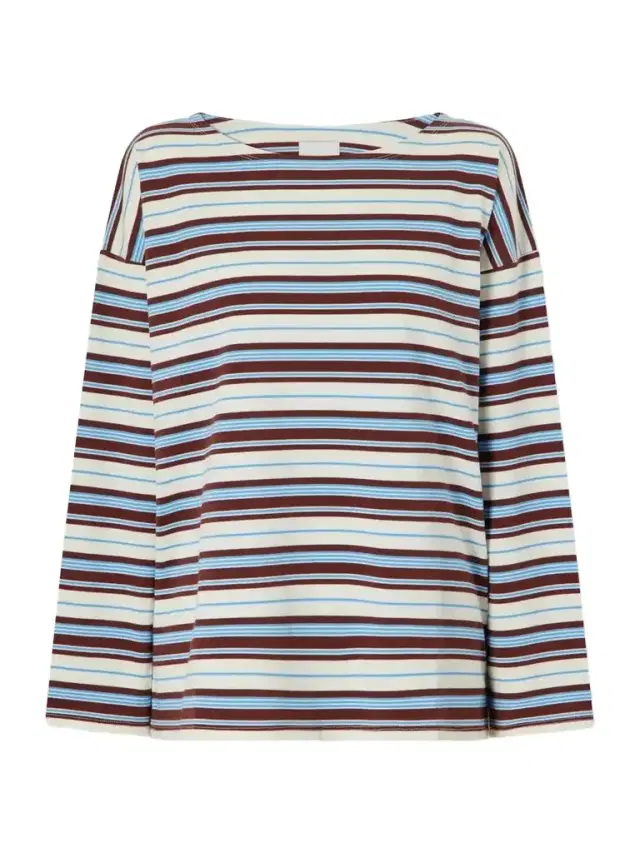 Posse Nadine Striped Cotton-jersey Shirt