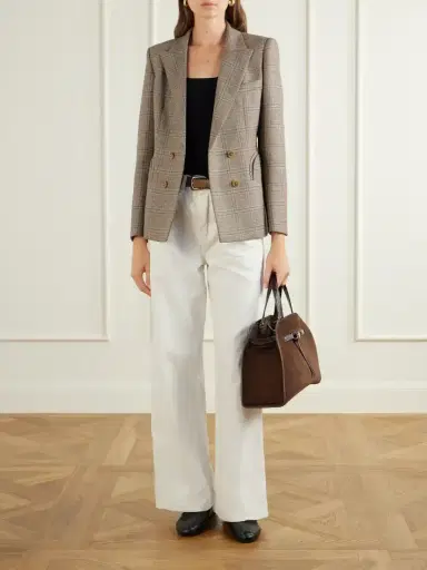 Tory Burch Romy Bauletto Leather-trimmed Suede Leather Tote | Thumbnail 3
