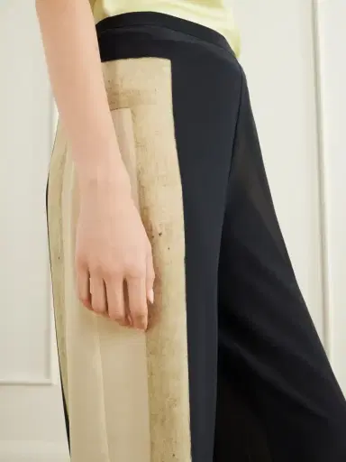 SIR. Sona Silk Crepe De Chine Wide-leg Pants | Thumbnail 5