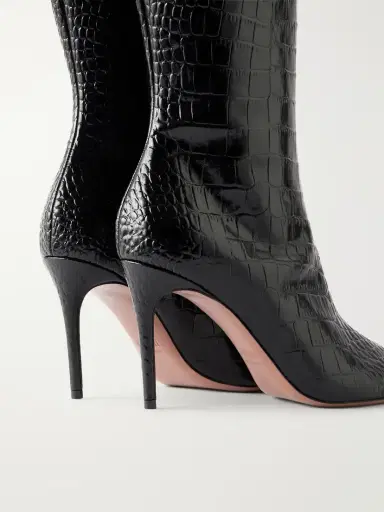 Paris Texas Vera 85 Croc-effect Leather Knee Boots | Thumbnail 5 Paris Texas Vera 85 Croc-effect Leather Knee Boots | Thumbnail 5