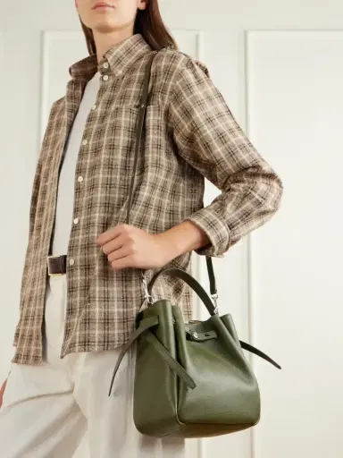Tory Burch Romy Leather Bucket Bag | Thumbnail 2 Tory Burch Romy Leather Bucket Bag | Thumbnail 2