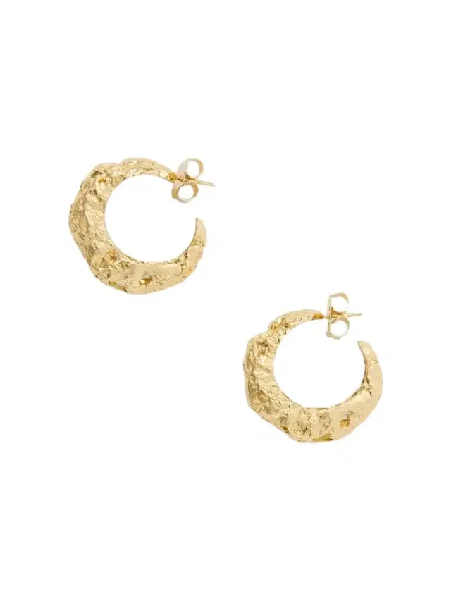 PAOLA SIGHINOLFI Galia 18-karat Gold-plated Pewter Earrings