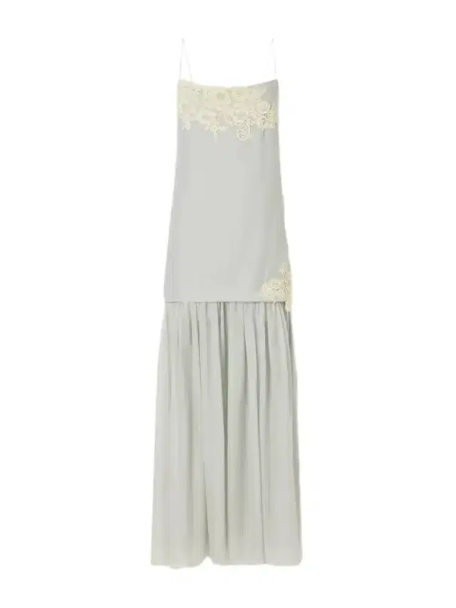 SIR. Noria Lace-trimmed Silk Crepe De Chine Maxi Dress